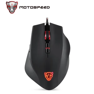 motospeed v80 rgb backlight 5000 dpi gaming gamer mouse usb computer wried optical gamer led for pc laptop free global shipping