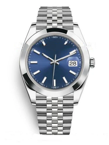 

41mm Automatic Mechanical Mens Sports Watch Black White Dial Sapphire Glass Watches DATEJUST Stainless Steel Relojes Hombre 2021