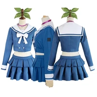 anime danganronpa v3 killing harmony tenko chabashira cosplay costume women blue school uniform outfit dress sailor suit