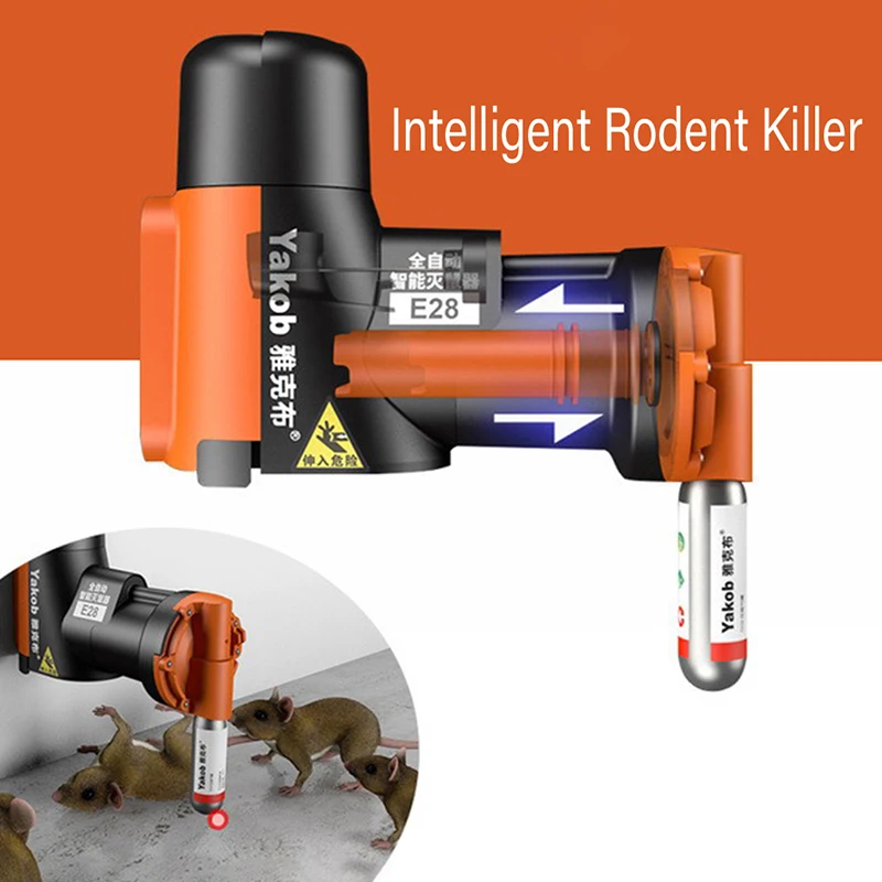 

Smart Automatic Humane Non-Toxic Rat and Mouse Trap Kit Rat Mouse Multi-catch Trap Machine CO2 Cylinders Humane Non-toxic