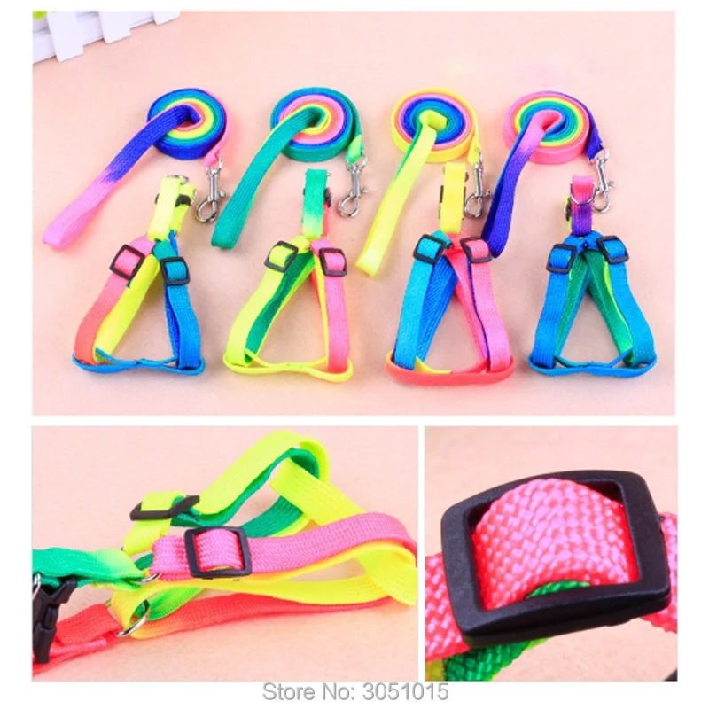 20 шт. прочный цветной Радужный собачий ошейник|Портупеи| |