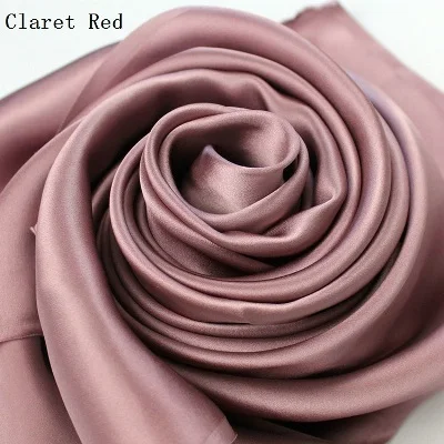 Claret Red Junwell натуральные шелковые наволочки с рисунком шелковицы застежка-молния 1 шт. Роскошная Подушка Чехол наволочка для здоровья и красоты - Цвет: Claret Red