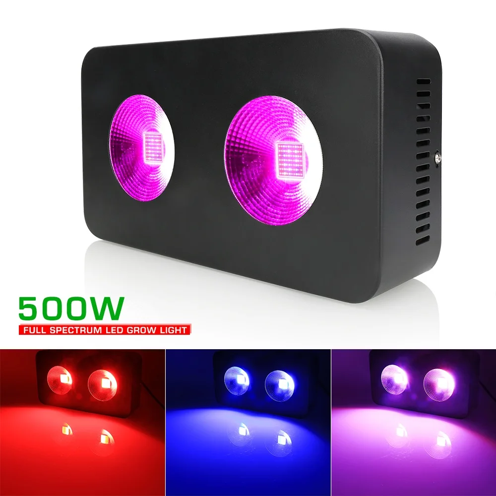 500W Full Spectrum LED Grow Light Hydroponic Led Growing Lamp For Indoor Plants Vegs Growth Bloom Flowers Tent Greenhouse