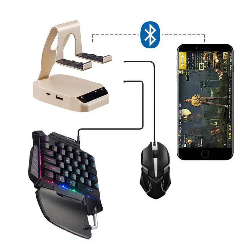 PUBG Bluetooth контроллер мобильный G3 клавиатура мышь конвертер игровой набор