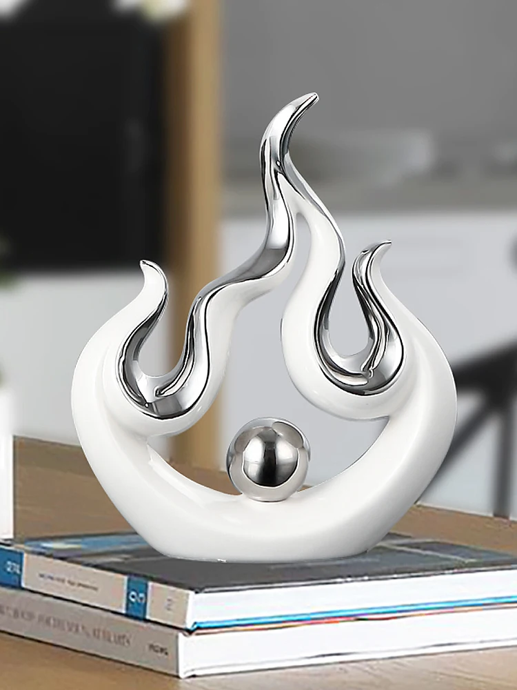 

Modern European Creative Ceramic Figurine Company Store Opening Gifts Livingroom Home Furnishing Decoration Crafts Wedding Gifts