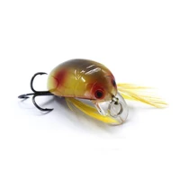 1pc exquisite fishing lures 35mm 4g cicada bait fishing lure insect bug lure sea beetle crank for bass carp fishing