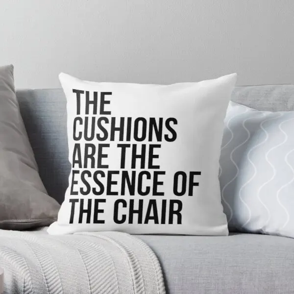 

THE CUSHIONS ARE THE ESSENCE OF THE CHAI Soft Decorative Throw Pillow Cover for Home Pillows NOT Included