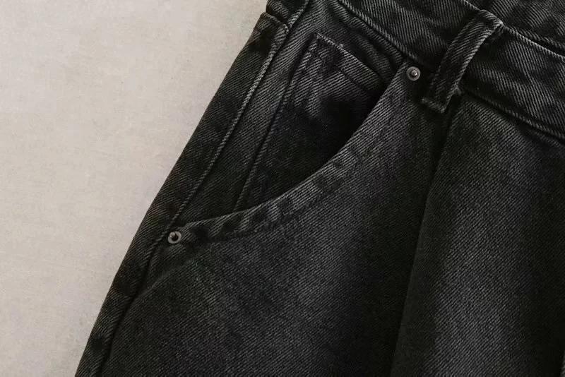 Увядшие уличные винтажные джинсы для мамы, женские свободные джинсы с высокой талией, рваные джинсы для женщин, джинсы для женщин в стиле бойфренд размера плюс