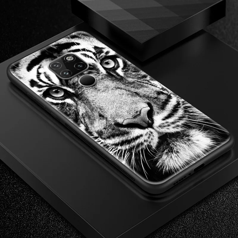 W306 Чехол из закаленного стекла для huawei Enjoy 9s Honor 7A Pro 7C 7X 8A 8X9 10 Lite Magic 2 Play mate 20 Pro Nova2 3 4 Design Animal Capa - Цвет: W306