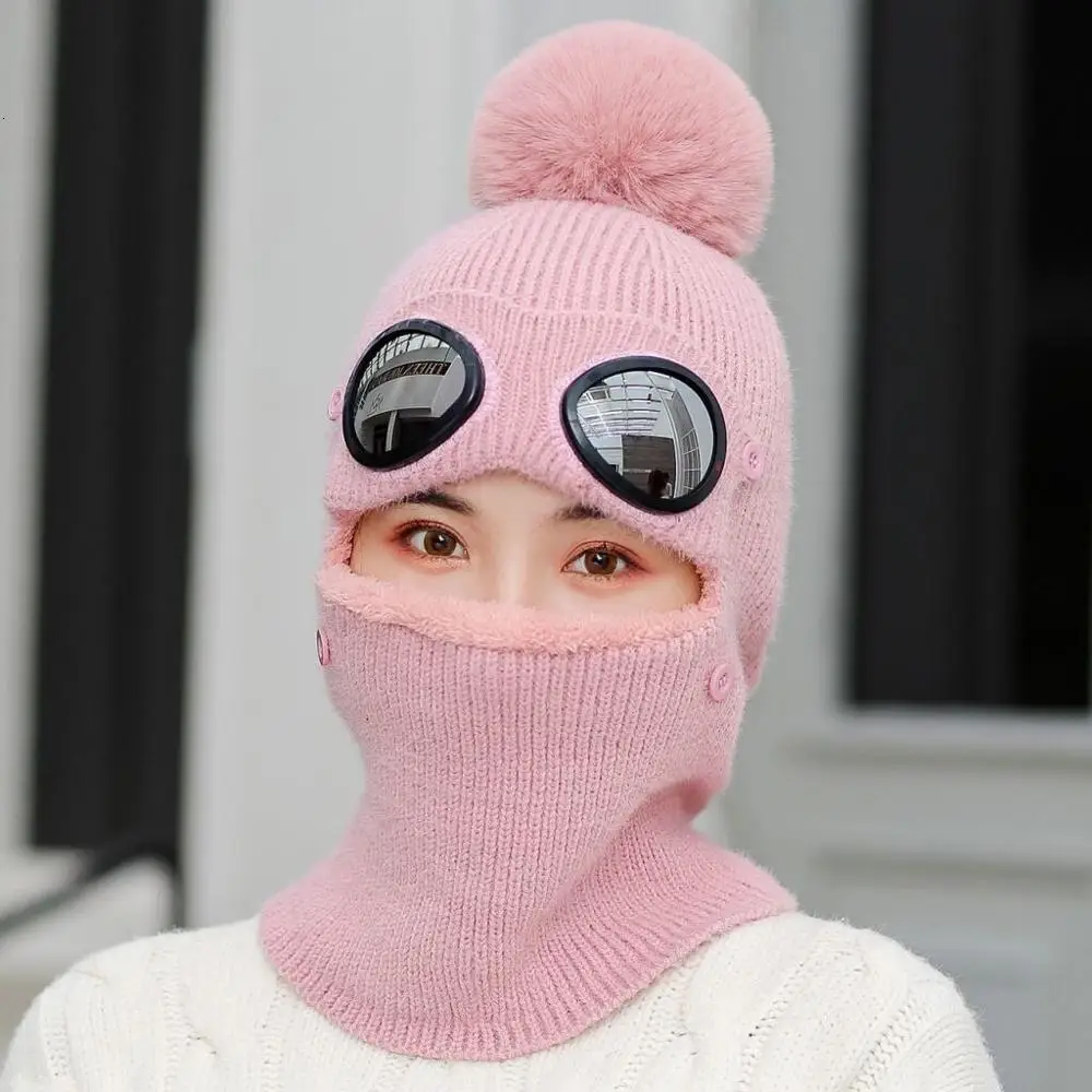 2019 Новая модная женская Лыжная шапка для женщин и мужчин вязаная утолщенная