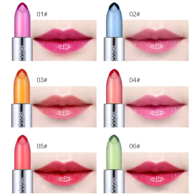 Алоэ Вера Желе Помада изменение температуры цвет увлажняющий антипригарная