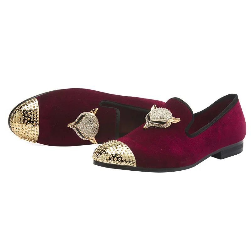 British Metal Pointed Wedding Shoes Men Casual Business Red Black Party Dress Office Plus Size 46 Mens Leather Footwear | Обувь