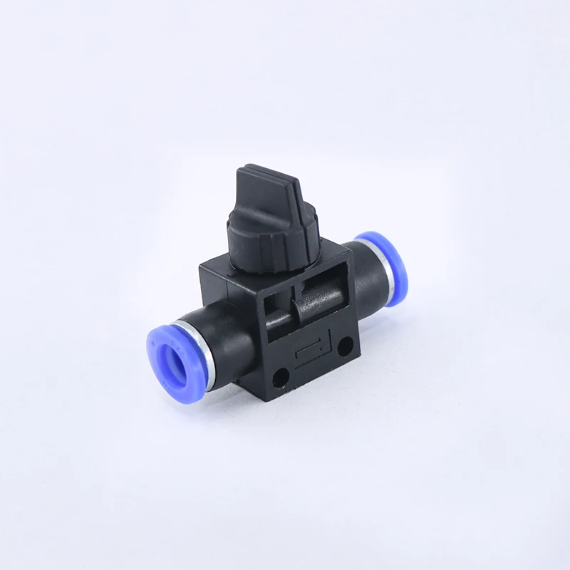 Пневматические компоненты HVFF прямое соединение 4 мм 6 8 10 12 клапан расхода газа с