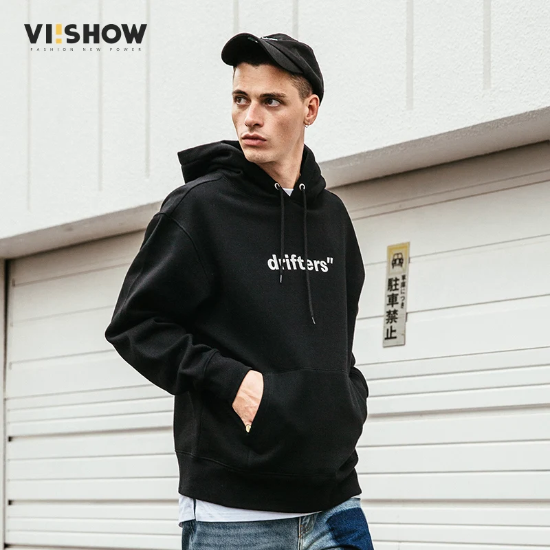 VIISHOW новинка 2017 Мужская толстовка бренд Hombre черный мужские толстовки качество