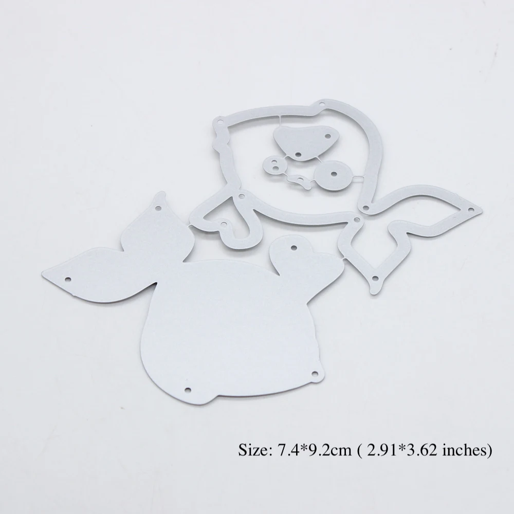 

KSCRAFT Cute Goldfish Shaker Metal Cutting Dies Stencils for DIY Scrapbooking Decorative Embossing DIY Paper Card