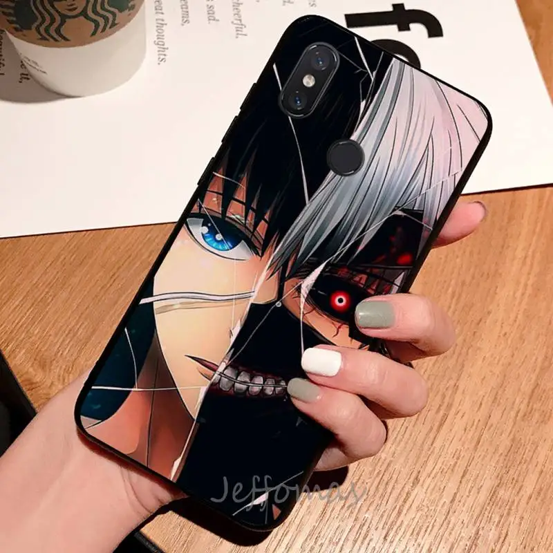 

Tokyo Ghouls Ghoul Anime Phone Case For Xiaomi Redmi note 7 8 9 t max3 s 10 pro lite coque shell cover funda