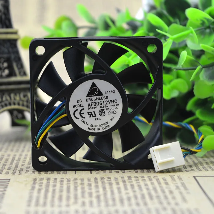 

New original 6015 12V 0.36A 6CM cm 4-wire CPU chassis fan AFB0612VHC