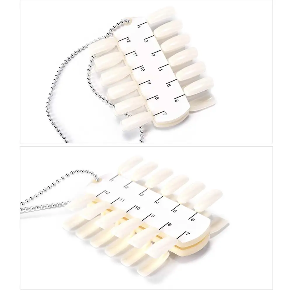 KADS 10pcs/ LOT DIY Portable Polish 24 Nail Art Design Practice Tips Display Palette Tool nail display for art | Красота и здоровье