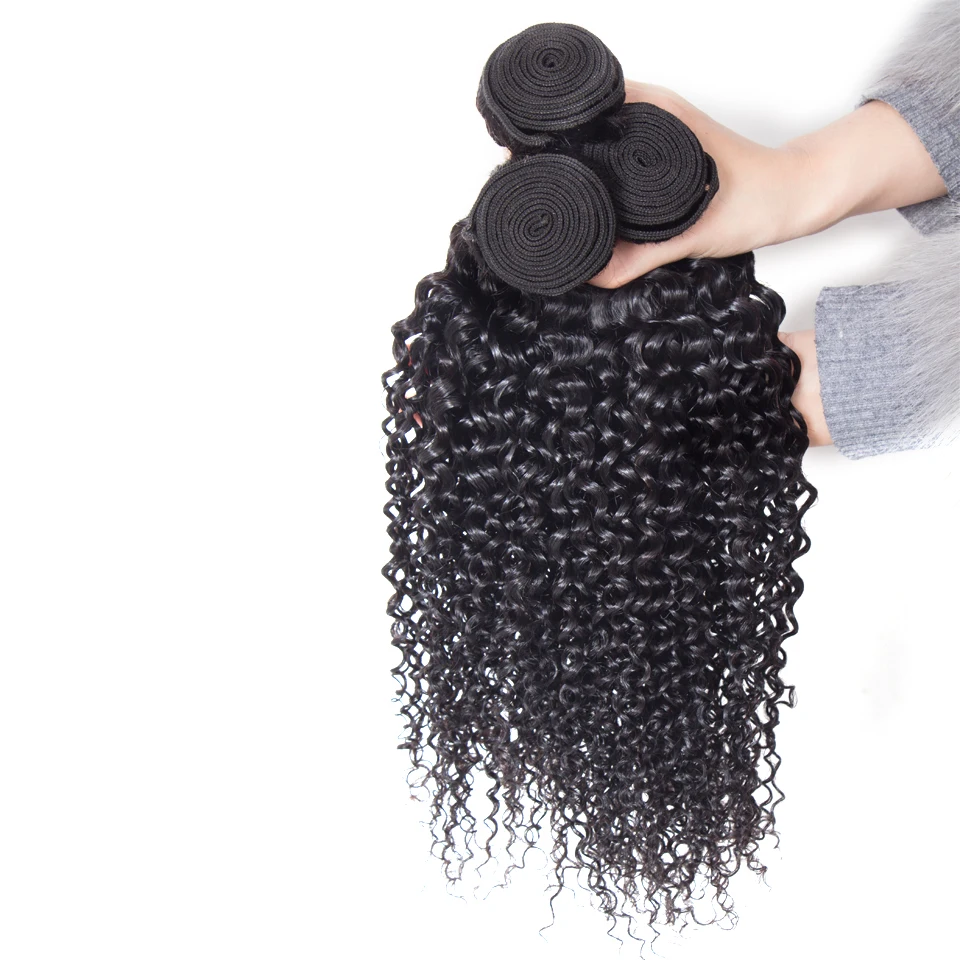 Оптовая продажа афро кудрявые человеческие волосы пряди не Реми удлинители