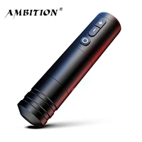 ambition ninja wireless tattoo pen machine powerful coreless dc motor fast charging 2400 mah lithium battery for artist body
