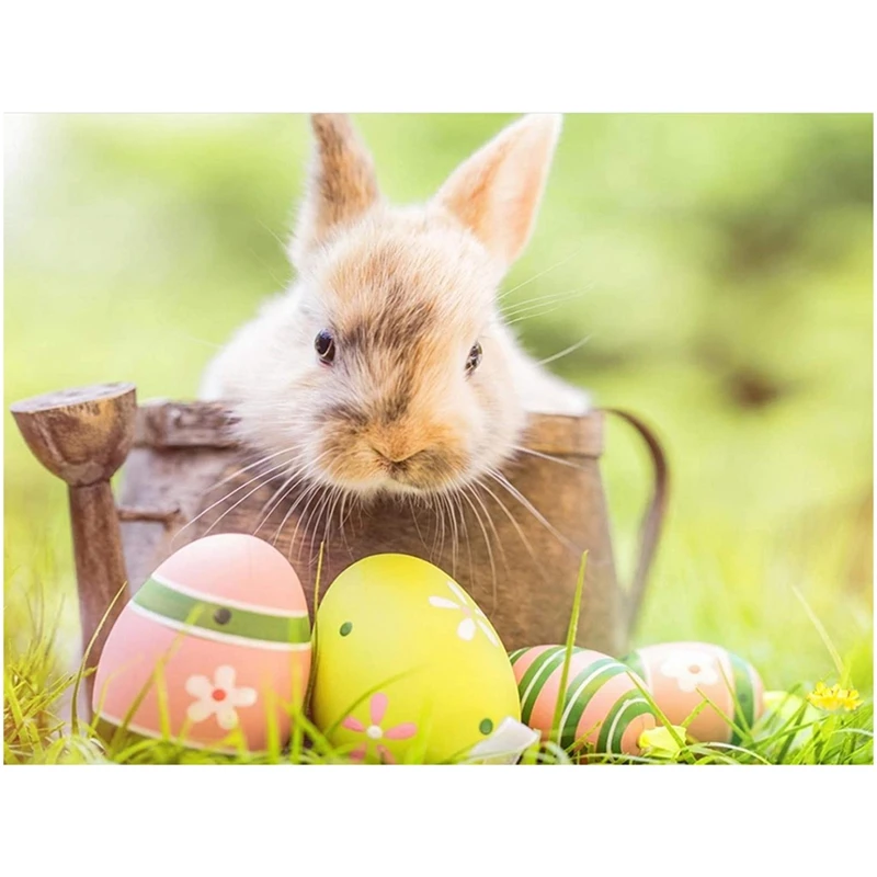 Наборы для алмазной живописи кролик пасхальное яйцо полная дрель DIY Стразы