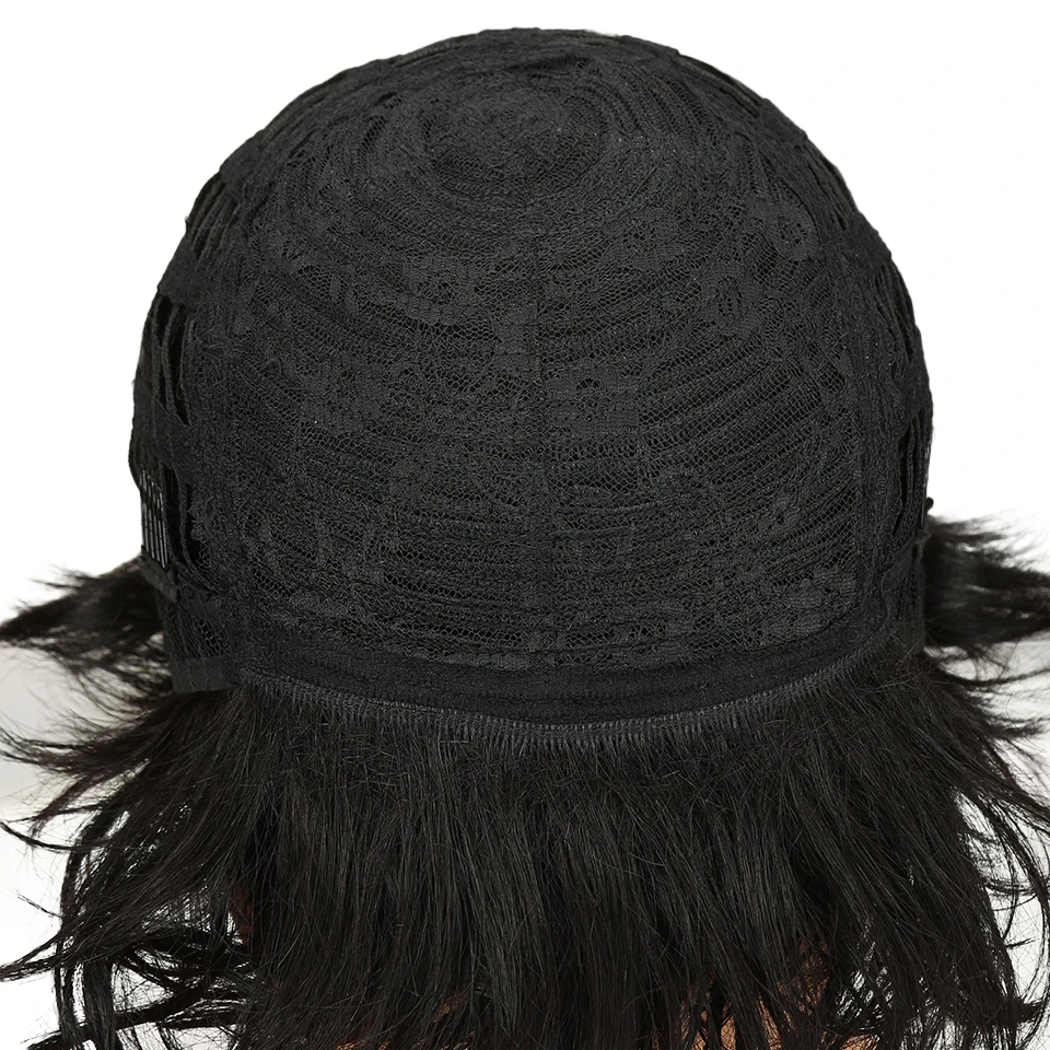 Trueme бразильский парик с вырезами фея красный синий Омбре волнистые волосы Реми