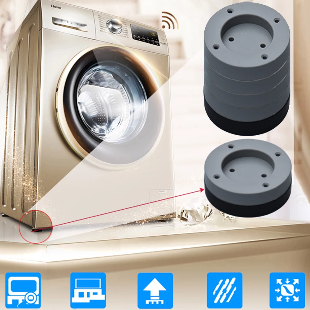 4 шт. универсальные резиновые накладки на ножки для стиральной машины|Мебельные