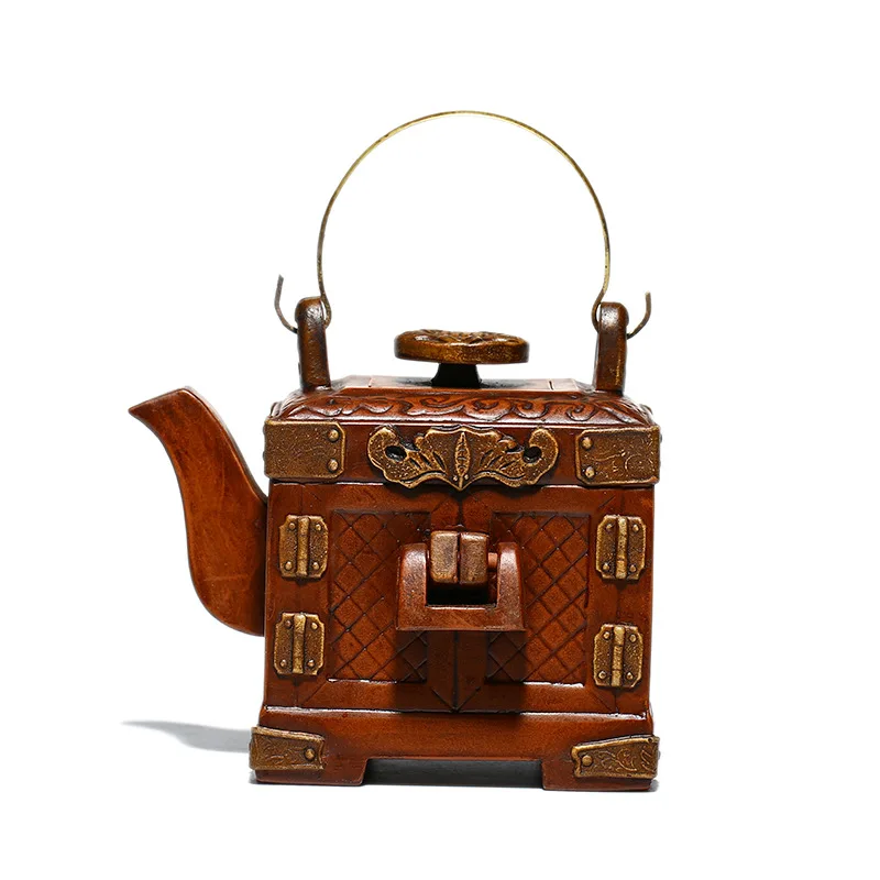

Official leather case purple clay pot backflow imitation old pot beam teapot goods sand in the rain