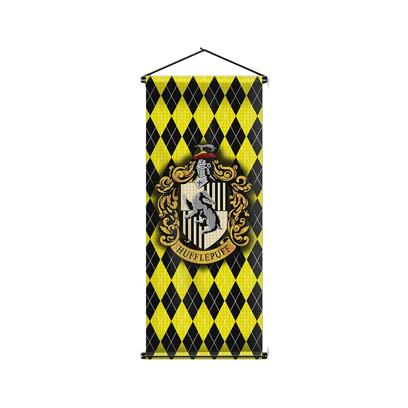 Затравленные кляксовая кисть сетка подвесной флаг Гарри Поттера волшебный