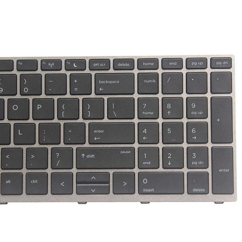 Новая американская Клавиатура для ноутбука HP Probook 450 G5 455 470 английская Серебряная