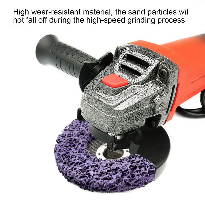 5 шт. 115 мм Поли полосы диск абразивный Краски зачистной молоток чистой шлифовки