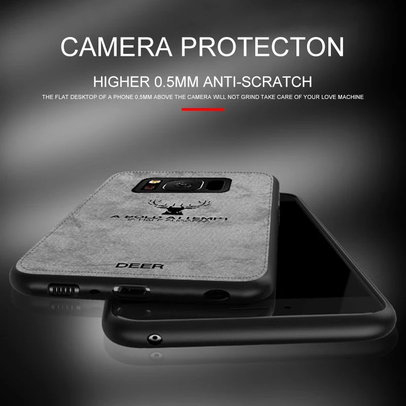 Тканевый Магнитный чехол с оленем для huawei P Smart Y7 Prime 2019 Huawei P30 P20 Pro Nova 4 Honor 8X Max 7A 7C Mate