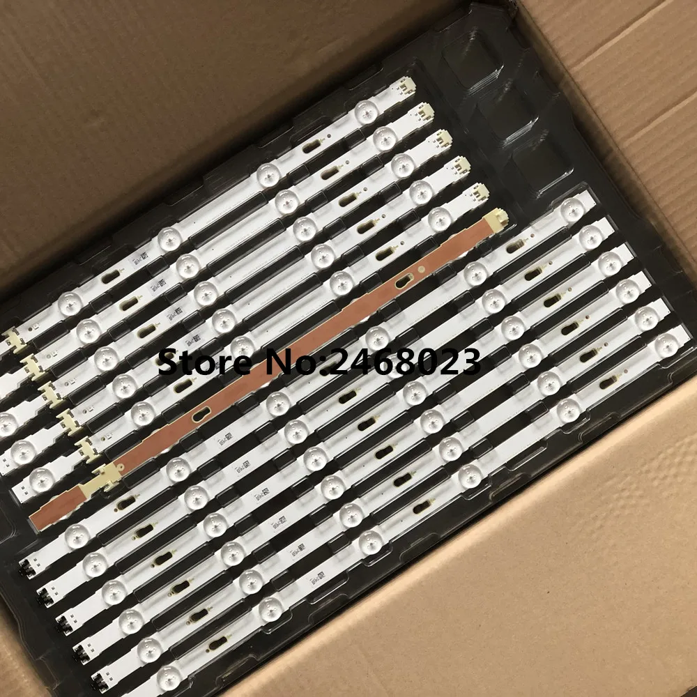 Комплект 12 шт. светодиодный полосы для Samsung UE48JU6000 BN96-34793A BN96-34794A S_5U75_48_FL_R6 S_5U75_48_FL_L5 LM41-00121G LM41-00121H