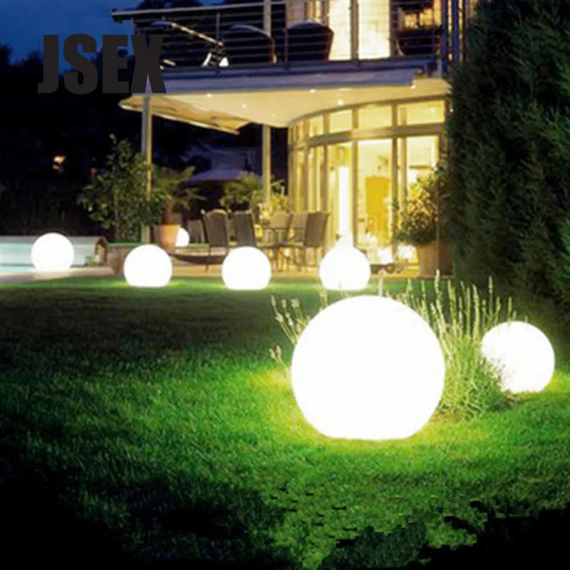 

Led Solar Bulb Lamp Energy Powered Waterproof Outdoor Garden Light Street Panel Ball Lights Lawn Yard Landscape Decorative