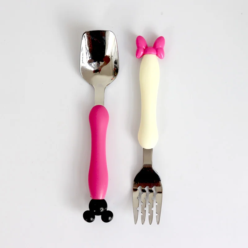 2 шт. детские столовые приборы из нержавеющей стали|Ложки| |
