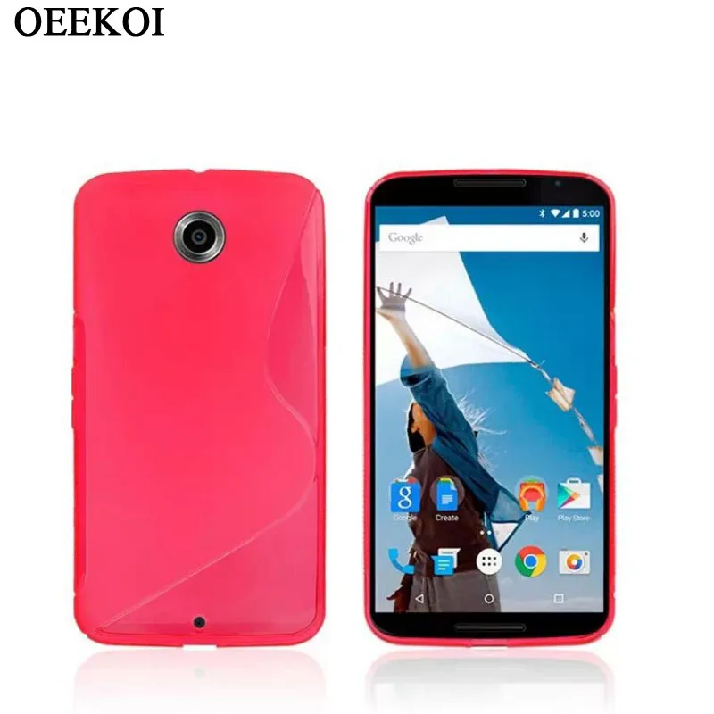 OEEKOI S Line Дизайн Мягкий ТПУ чехол для Moto G6 Plus/Nexus 6 | Мобильные телефоны и аксессуары