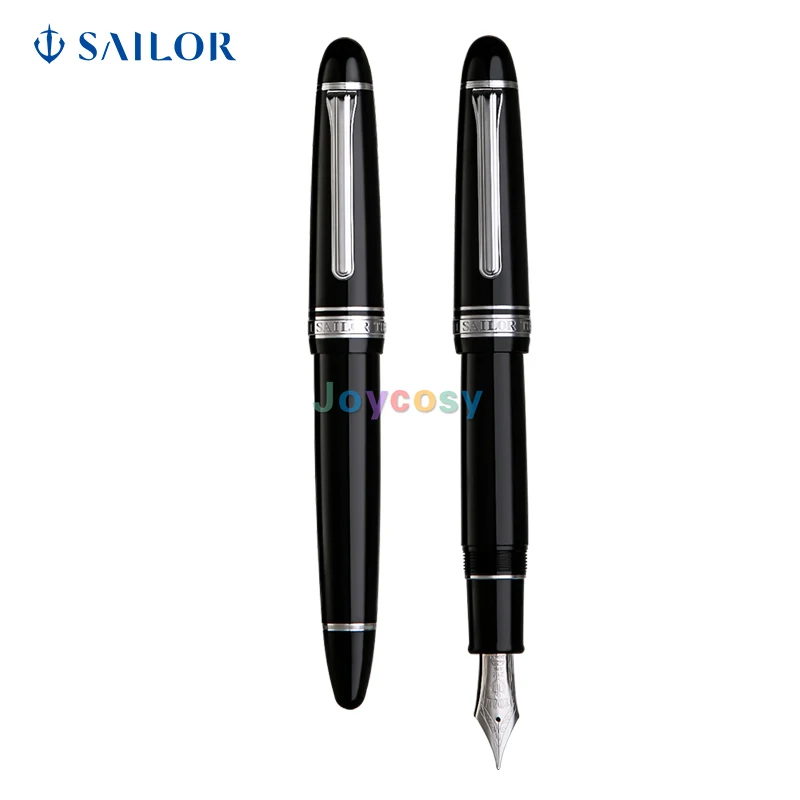 Перьевая ручка Сейлор коп черный перьевой карандаш с средним пером 21 К золотым