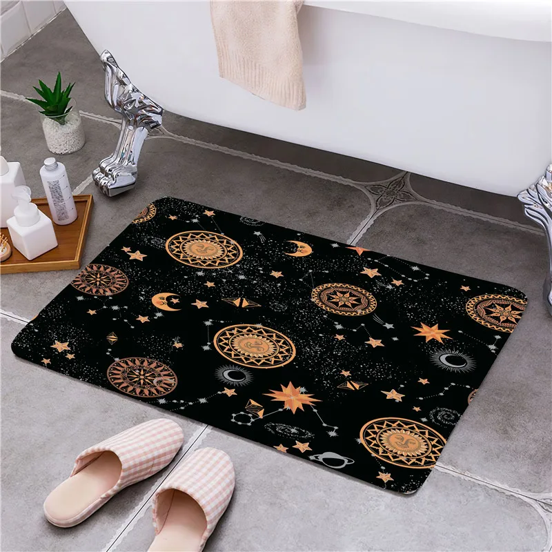 

Moon Entrance Door Floor Mat Door Mat Non-Slip Foot Pad Home Welcome Carpet For Hallway Bath Kitchen Doormat