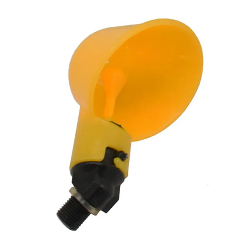 100 шт. автоматических поилок для перепелов и кур с желтой соской, система питья для птицеводства, птицеводные принадлежности.