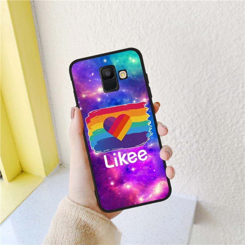 Funny Likee Cute Cat Rabbit Love Heart Phone Case For Samsung A5 A7 J5 J7 2017 A8 A6 Plus 2018 A9 J4 J6 J8 J4Plus J6Plus | Мобильные