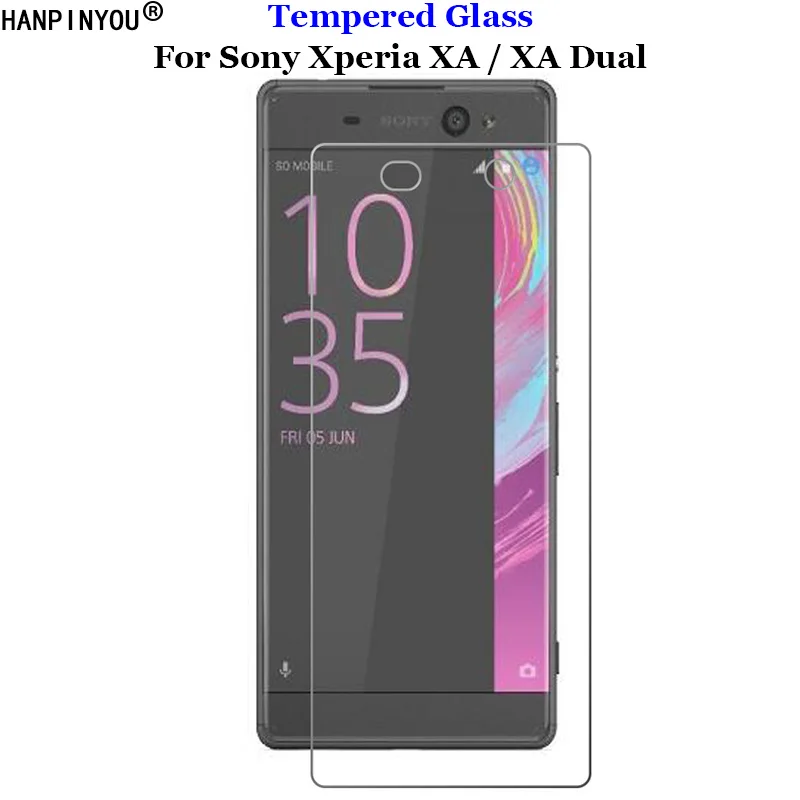 Закаленное стекло 9H 2.5D Премиум Защитная пленка для Sony Xperia XA F3111 F3113 F3115 / Dual F3112 F3116 5