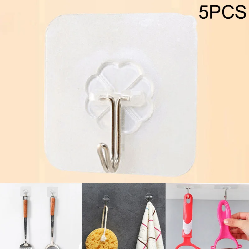 5 шт. чашечная присоска крючок Вешалка сильный вакуумный держатель для