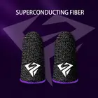 Перчатки дышащие для игрового контроллера, геймпад для игры в Pubg, с защитой от пота и царапин, 2 шт.