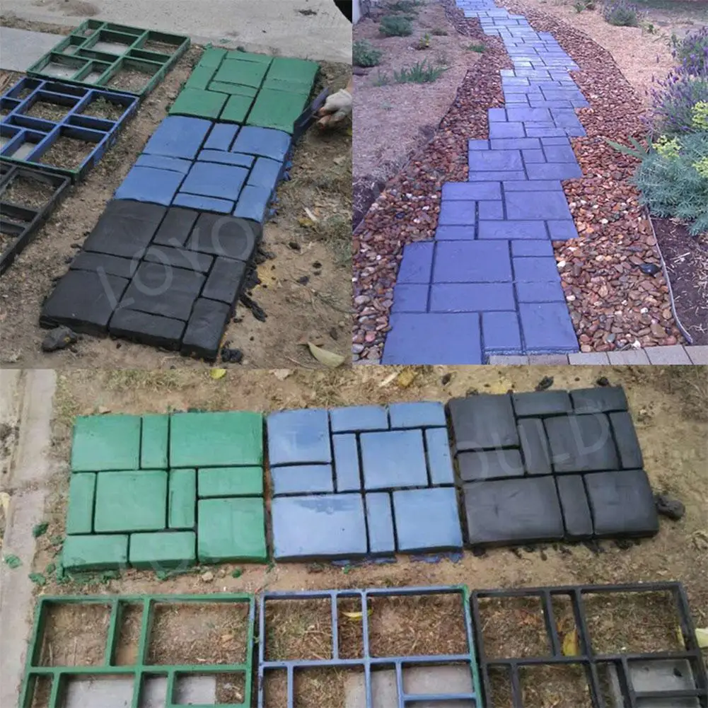 Форма для тротуара форма тротуарной садовый пол дорога ступенчатый брусок|Формы