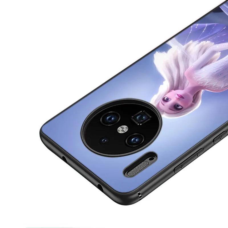 Мягкий чехол с красивой принцессой Эльзой для Huawei P Smart 2021 2020 Z S Mate 40 RS 30 20 20X 10 Pro Plus