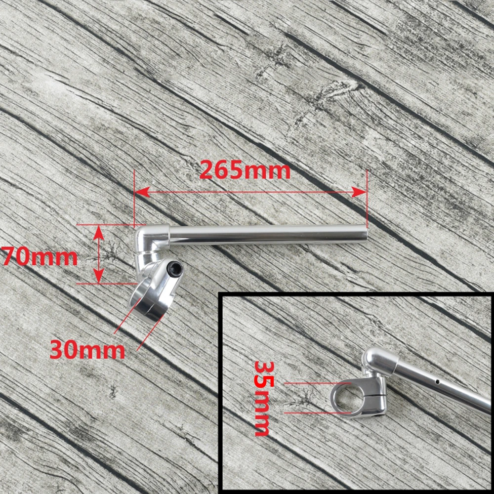 Рукоятка для мотоцикла в стиле ретро 22 мм 7/8 дюйма рукоятка вилки Royal Enfield Cafe Racer 35