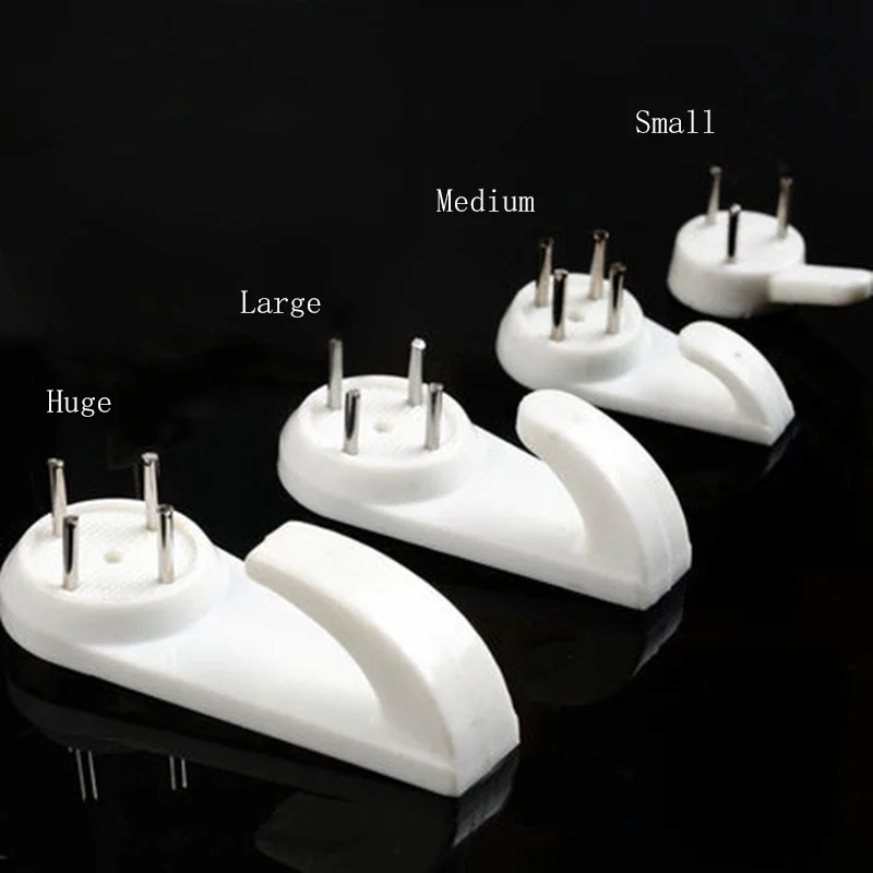 20 шт. пластиковые Невидимые настенные брелоки|Крючки и направляющие| |