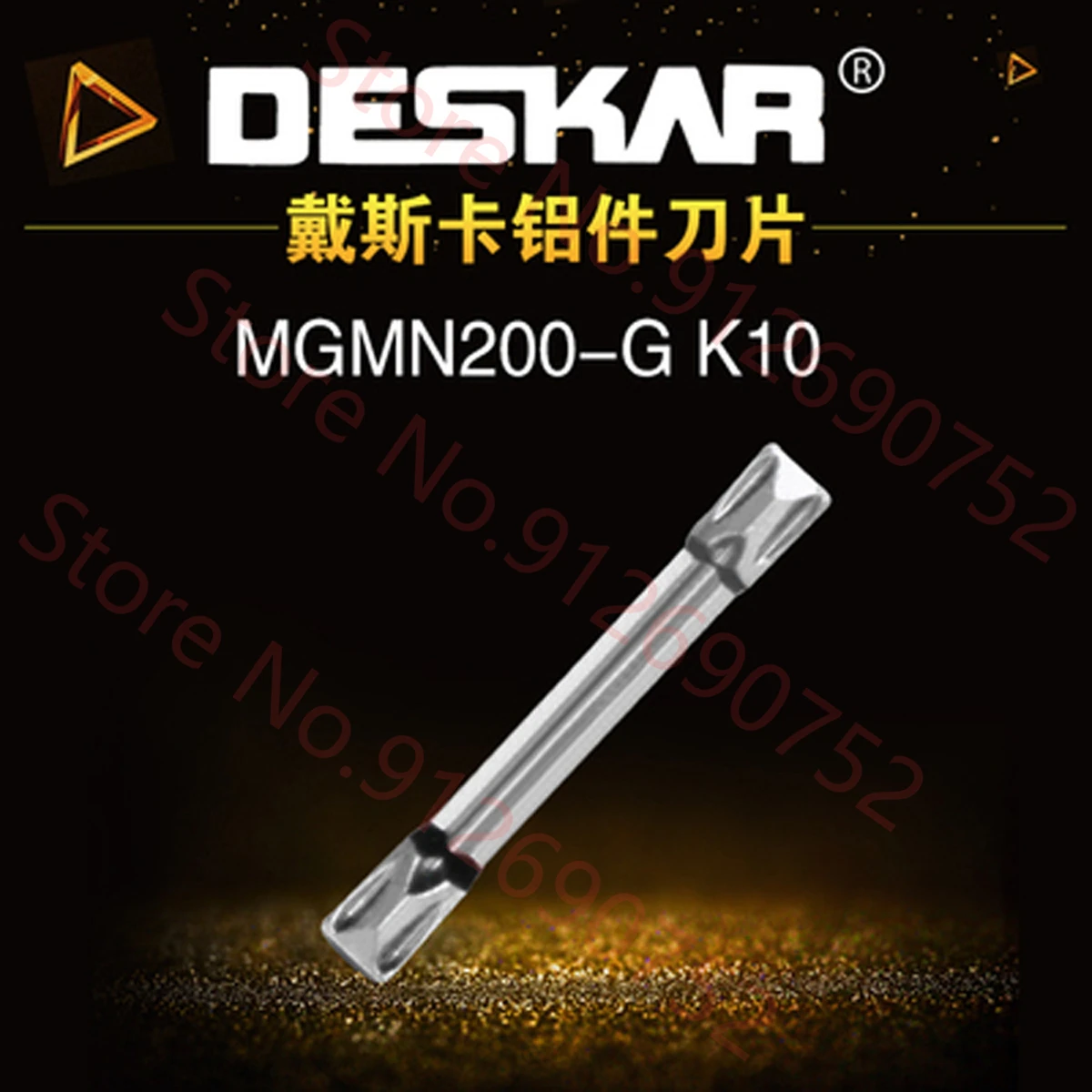 

MGMN150-G K10/MGMN200-G K10/MGMN250-G K10 DESKAR CARBIDE INSERT