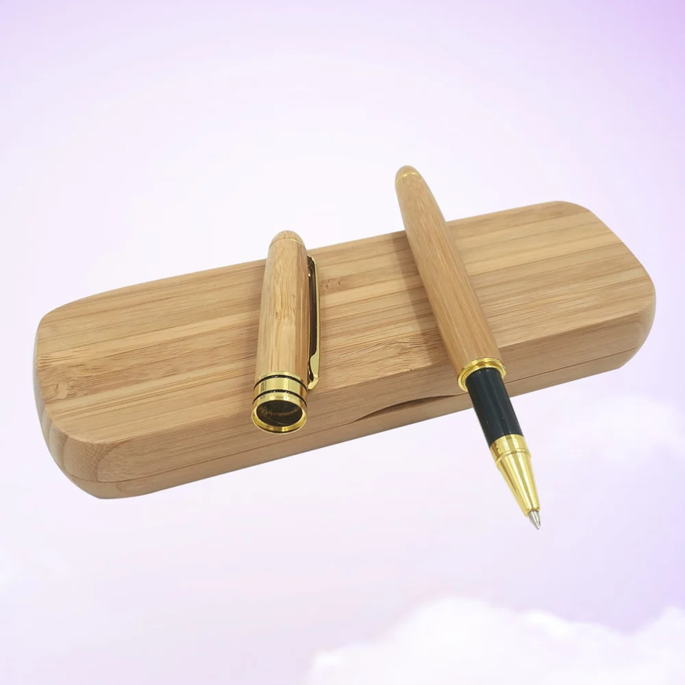 

Bamboo Fountain Pen with Gift Case for Signature Calligraphy Birthday Father's Day Anniversary Gift