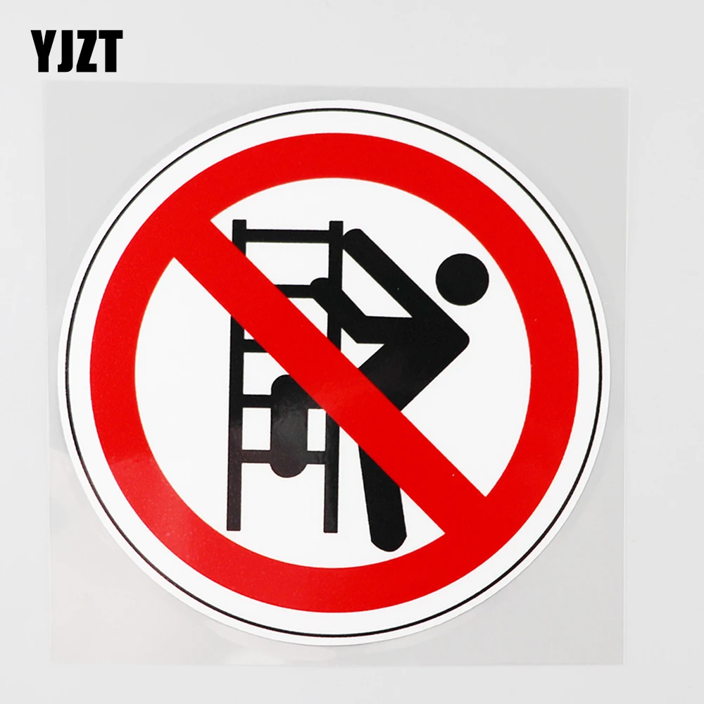 

YJZT 13,1 см × 13,1 см; Склоны отсутствуют восхождение символ Автомобильная наклейка из ПВХ наклейка 12C-0518